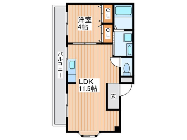 コスモ柳町の物件間取画像